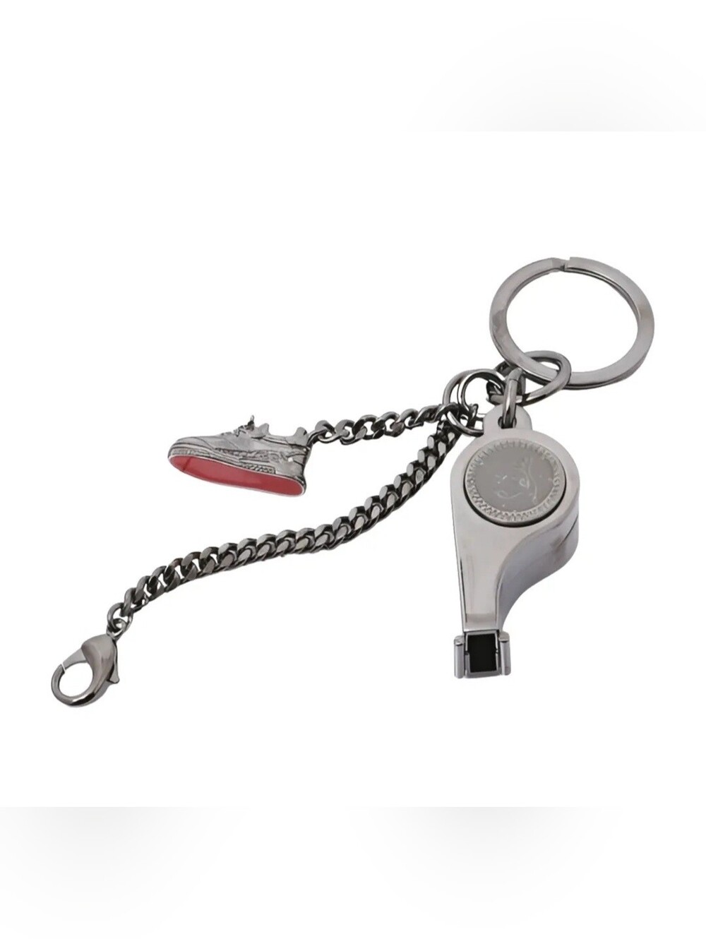 CHRISTIAN LOUBOUTIN Whistle Sneaker Keychain Bag Charm